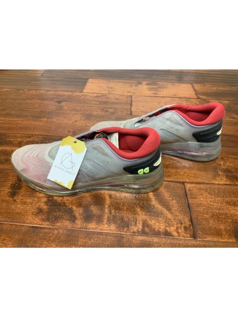 Gucci Men's Ultrapace R "Transparent Red" 2021 Sneaker Authentic, Size 10 - Picture 8 of 10